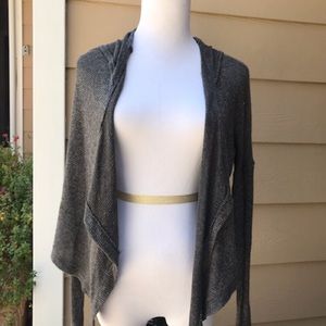 Grey Cropped Cardigan